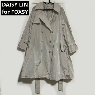 DAISY LIN for FOXSY A라인 트렌치코트 플레어 디자인