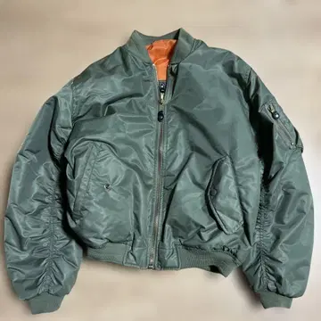 unknown 올리브 그린 MA-1 플라이트 자켓