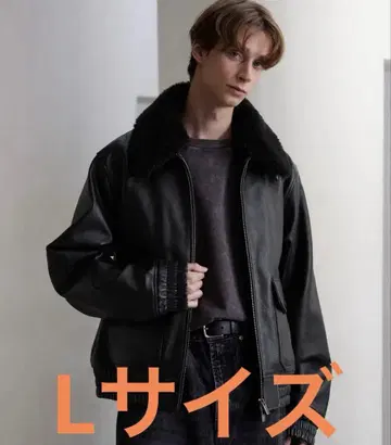 [ CLEL ] Cow Leather G-1 Blouson L 사이즈