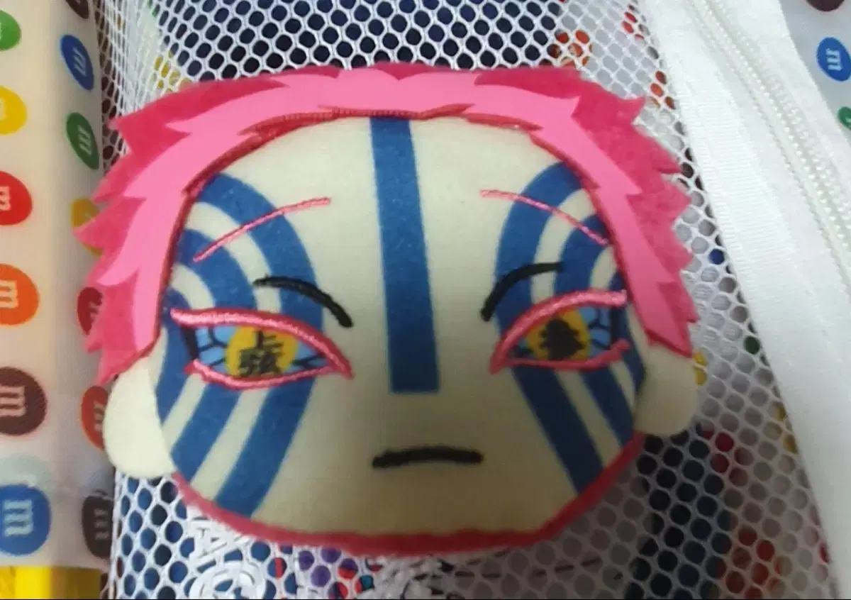 Demon Slayer Akaza doll badge & 2 pre-order benefit postcards