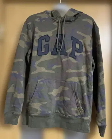 GAP 카모플라쥬 후드티 남성용 XS 사이즈 카모플라주