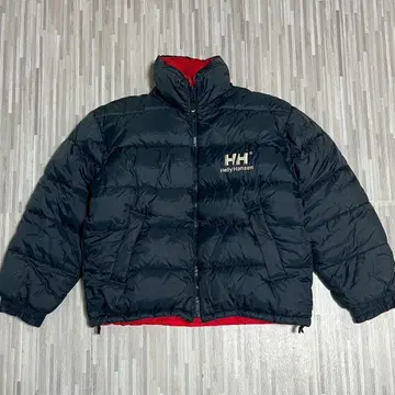 90s 헬리한센 다운 자켓 리버서블 네이비 x 레드