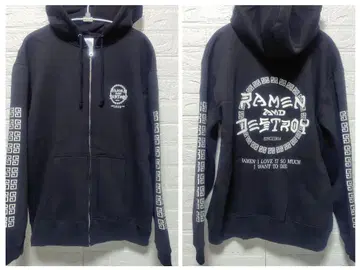 라멘 & 디스트로이 오리지널 지퍼 후드 후드티