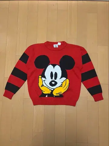[레어] 90s Mickey & Co. 미키마우스 니트 스웨터