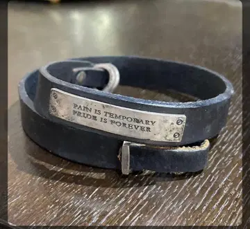 Dr MONROE 닥터 몬로 가죽 팔찌 블랙