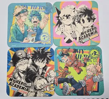 나의 히어로 아카데미아 히로아카 미도리야 이즈쿠 바쿠고 카츠키 코스터