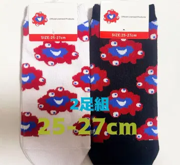 [새상품] 미야쿠미야쿠 양말 페이스 패턴 25-27cm 남성용 2족 세트