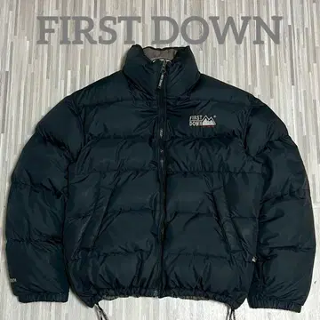 퍼스트 다운 다운 자켓 리버서블 블랙 x 다크 그레이 LL