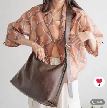 LOWRYS FARM 브라운 숄더백