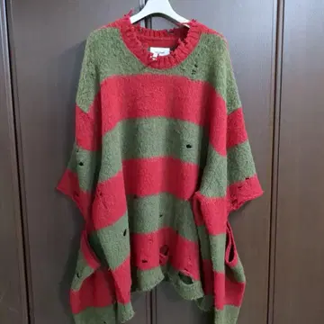 doublet STRIPE OVERSIZE PULLOVER