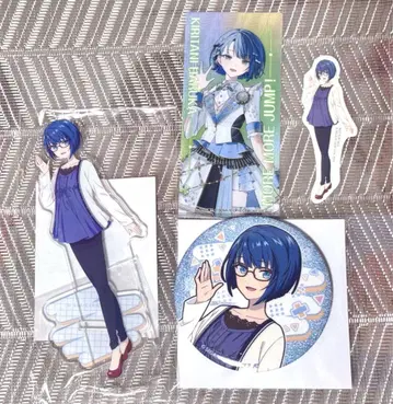 키리타니 하루카 아크릴 스탠드 스티커 캔뱃지 프로세카 클리어 책갈피