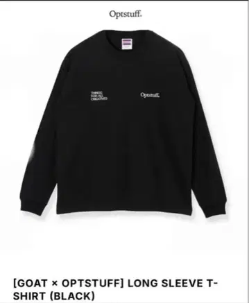 GOAT x OPTSTUFF T-SHIRT (BLACK)