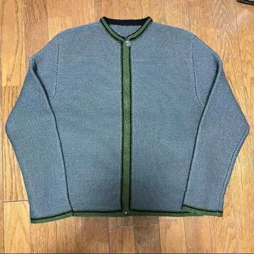 60s 독일제 빈티지 가디건 울 집업 ries
