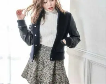 Sheller 트위드 플레어 스커트