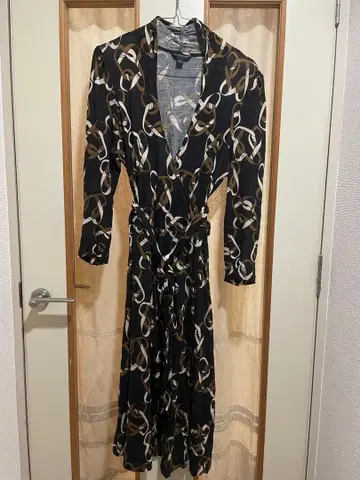 BANANA REPUBLIC 긴팔 무릎 기장 원피스 L