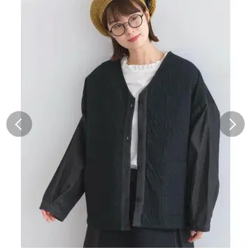 Lupilien 퀼팅 x 데님 블루종 자켓