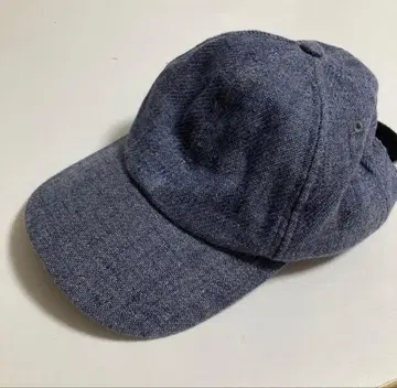 sunspel 코튼/린넨 캡 옅은 네이비 프리 sunspel