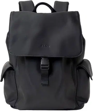 KLON MATTE COATED RUCK SACK-TRA BLACK