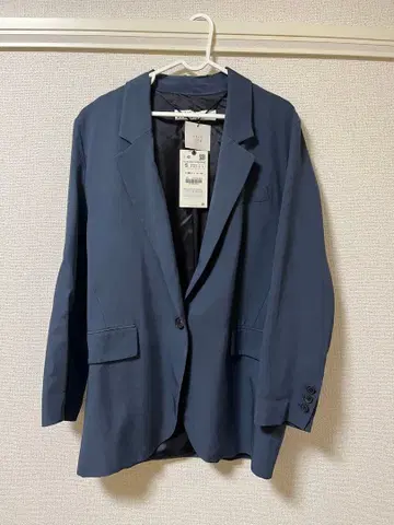 ZARA 다크 블루 테일러드 자켓 S