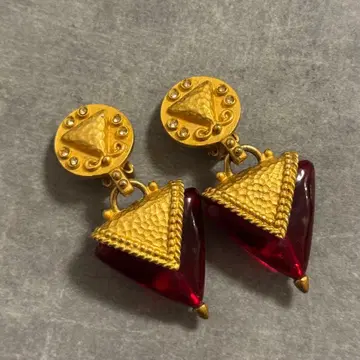 LESLIE BLOCK 빈티지 트라이앵글형 귀찌