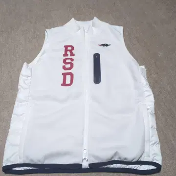 러프앤스웰 화이트 다운 베스트 S 사이즈