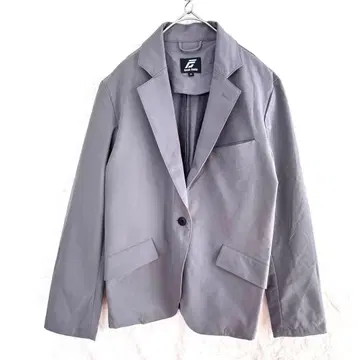 Gush Force 정장 자켓 겉옷 다크 그레이 싱글 버튼