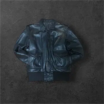 빈티지 타입 A-2 봄버 레더 재킷