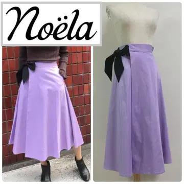 노엘라 빅 리본 2WAY 스커트 퍼플
