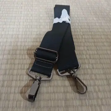 블랙 나일론 숄더 스트랩