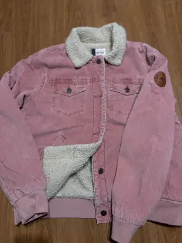 ROXY 핑크 보아 자켓