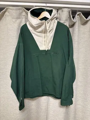 90s 거인 택 J.Crew 투톤 코튼 아노락