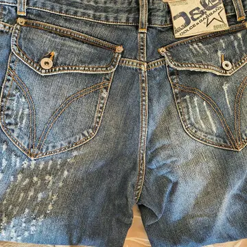 돌체앤가바나 데미지 가공 스트레이트 데님 34inch y2k