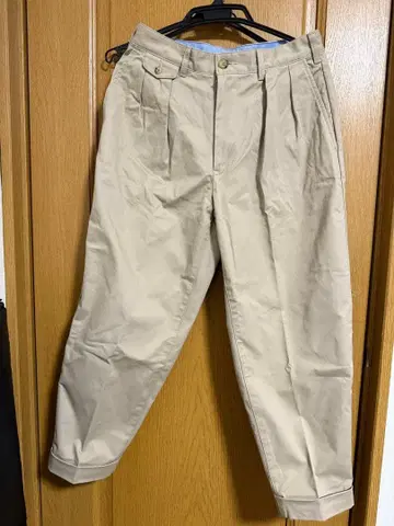 치노 팬츠 [ 빔즈의 백명품 ] 2플리츠 치노 팬츠 남성용