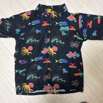 세카오와 - 심해 알로하 셔츠 M 사이즈