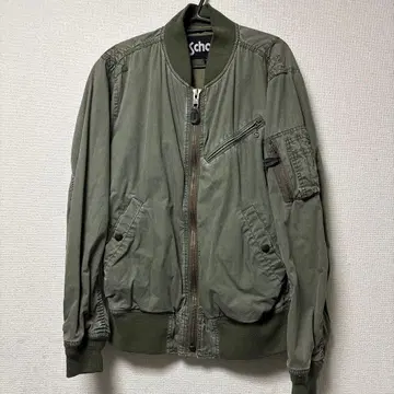 Schott MA-1 스타일 자켓 L 올리브