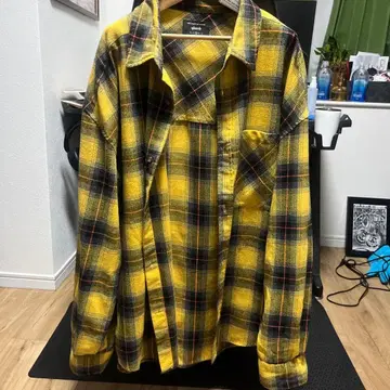 glamb 플란넬 셔츠 사이즈 2