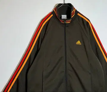 아디다스 자수 로고 멀티 컬러 사이드 라인 트랙 자켓