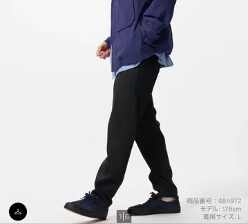 유니클로 EZY 청바지 블랙 L 사이즈