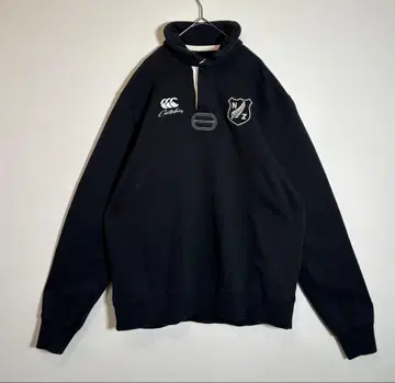 캔터베리 오브 뉴질랜드 자수 로고 맨투맨 라거 셔츠