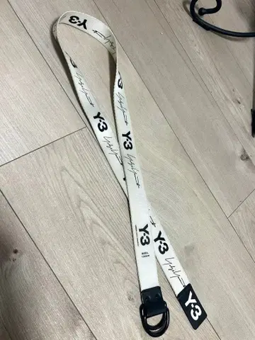 Y-3 로고 나일론 벨트