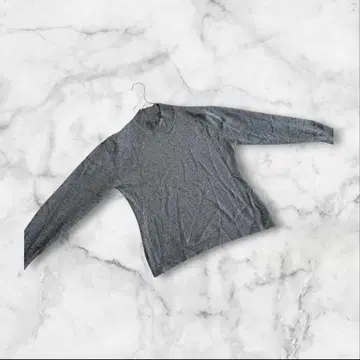 셀니나 캐시미어 100% 모크넥 니트 M 사이즈 그레이 긴팔