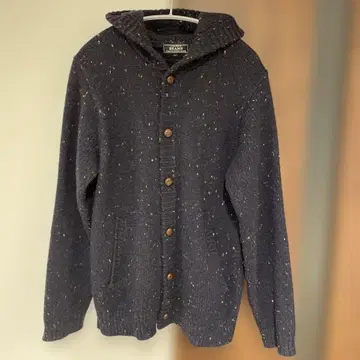 BEAMS 후드 부착 가디건 L 사이즈