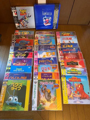 레이저 디스크 76장 + 3BOX LD 디즈니 울트라맨