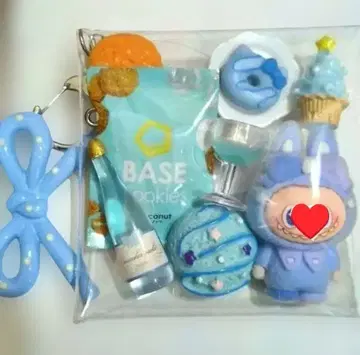 가챠 파우치 러브브 베이스 브레드 크리스마스 트리 키티 케이크 부품 고