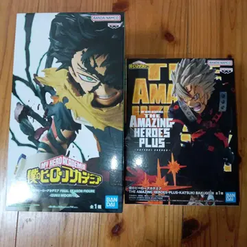 나의 히어로 아카데미아 피규어 2개 세트 미도리야 이즈쿠 바쿠고 카츠키