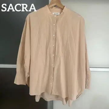 SACRA 밴드 카라 긴팔 셔츠