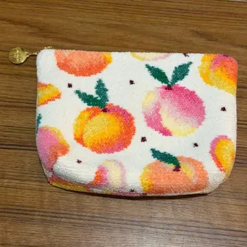 새상품, 미사용 페이러 러브러리 피치 도트 파우치