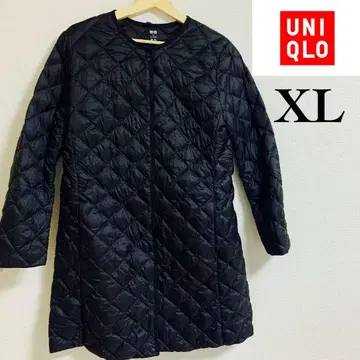 UNIQLO XL 블랙 퀼팅 자켓