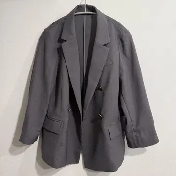 snidel 그레이 린넨 라이크 자켓 사이즈 0