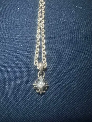 실버 장식 펜던트 목걸이